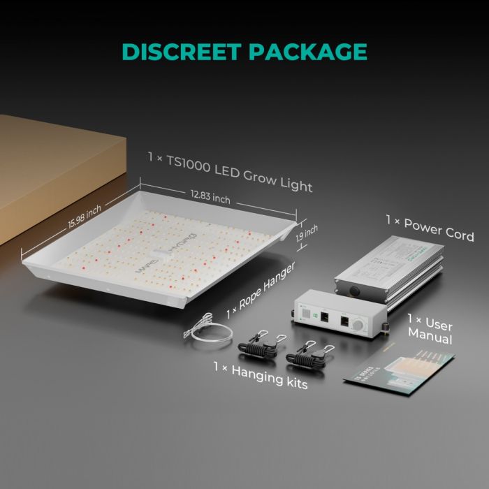 Mars Hydro LED system with daisy chain connection for managing multiple lights