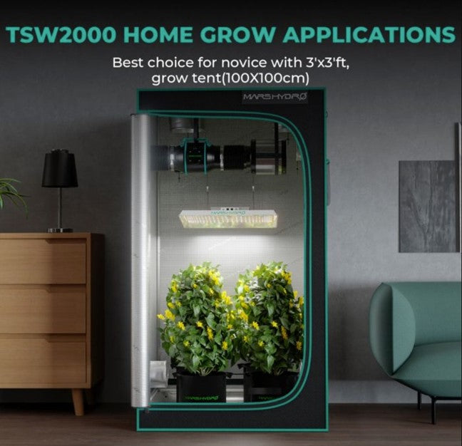 Compact hydroponic greenhouse designed for indoor gardening with efficient LED grow lights