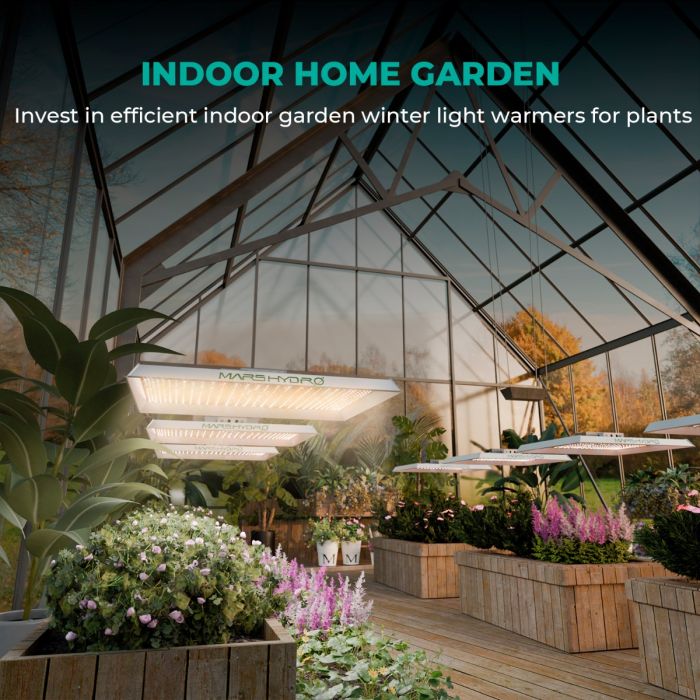 Unique Mars Hydro light design with coated reflector for even light spread